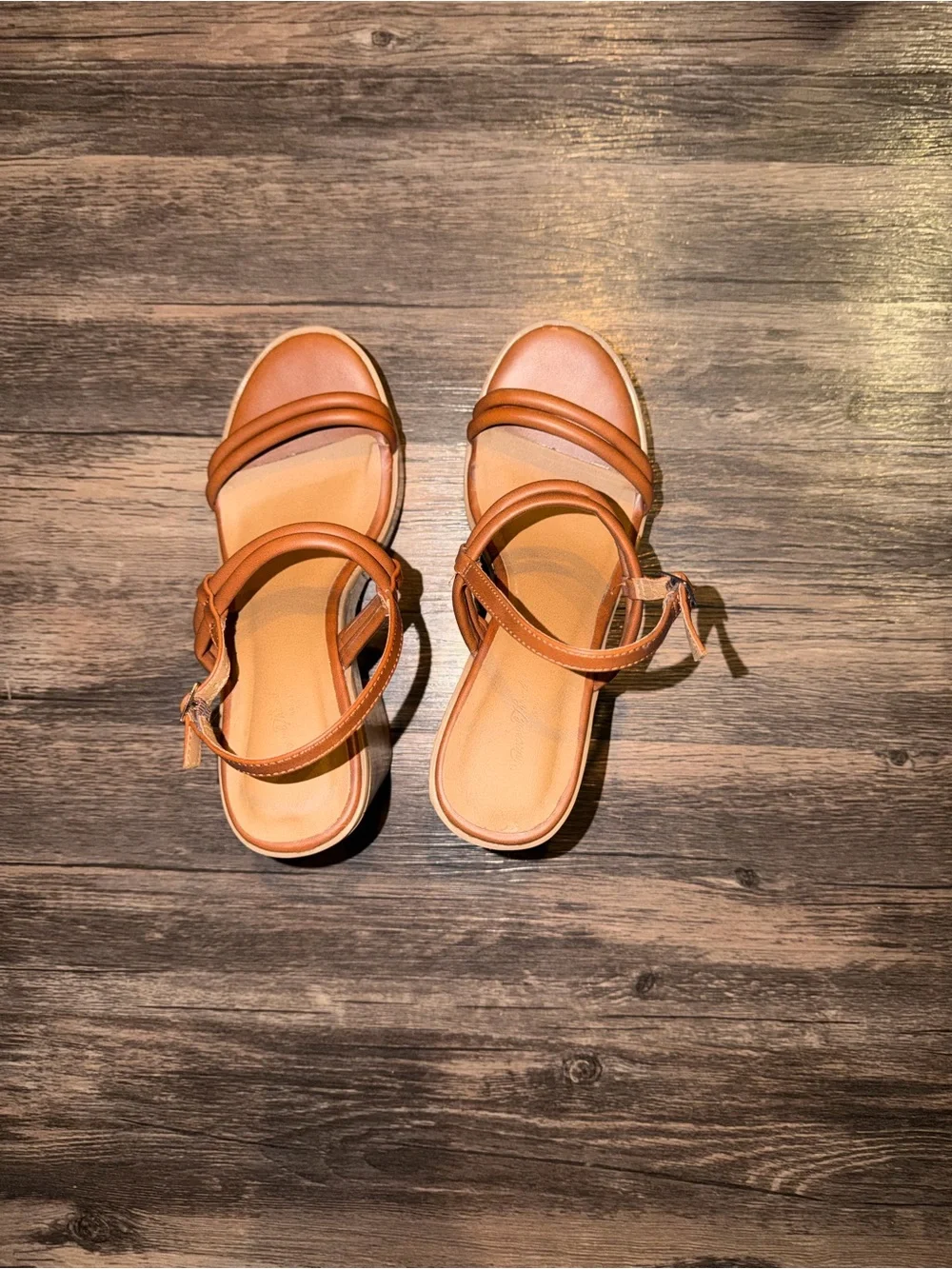 Chunky wedge heel sandals